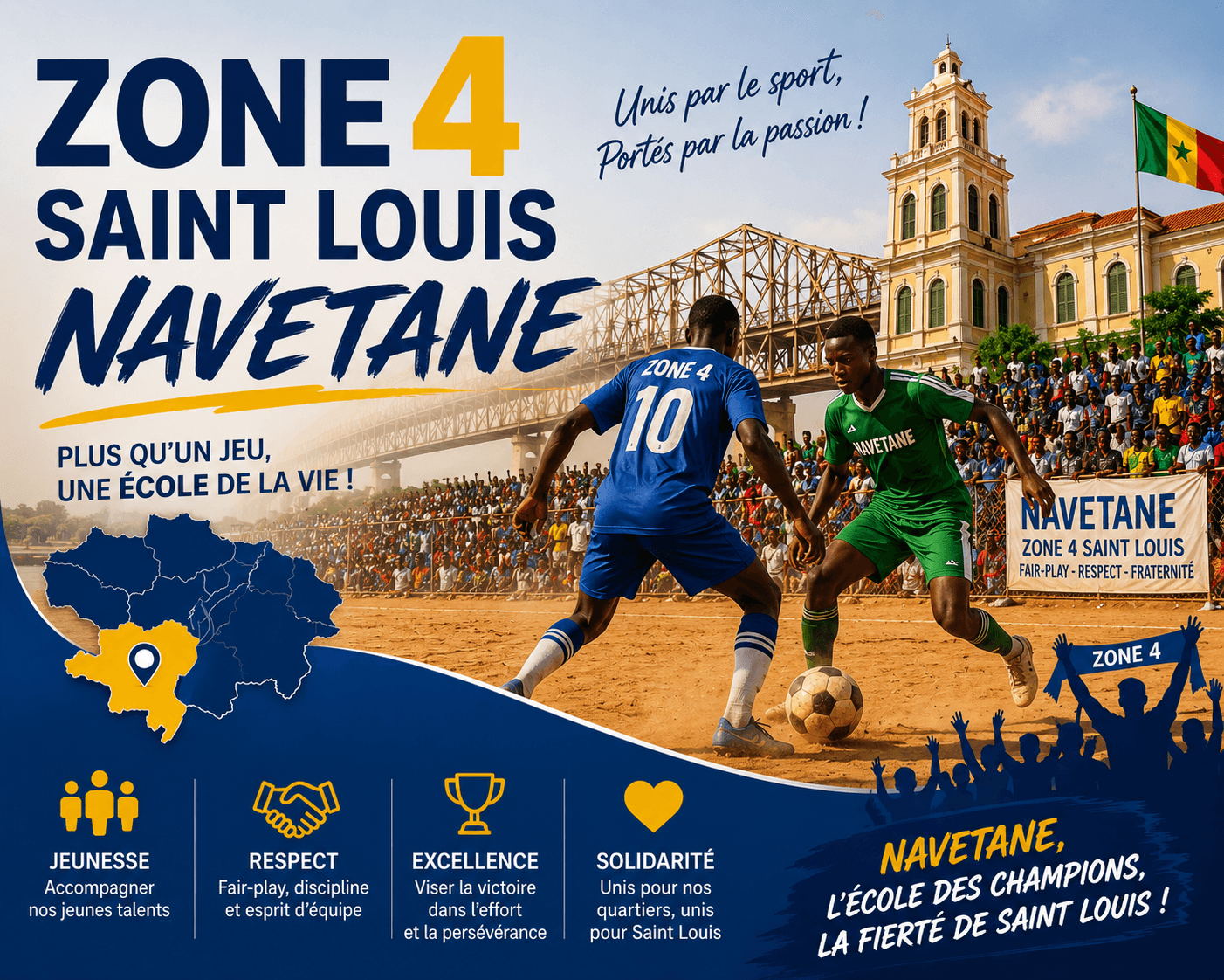 ⚽ Match de Navétane – Venez soutenir votre équipe ! ⚽ Zone 4